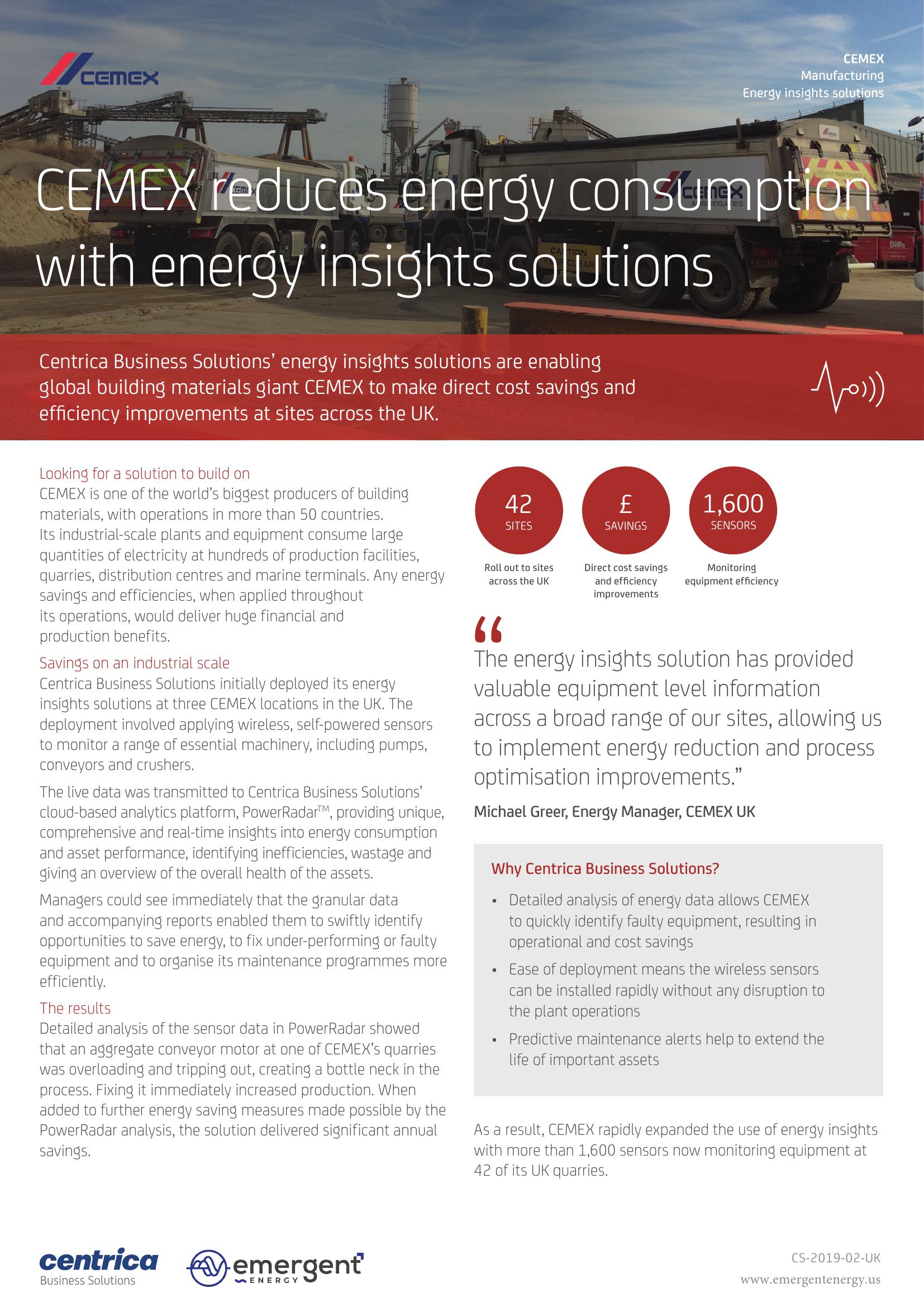 CEMEX UK case study preview