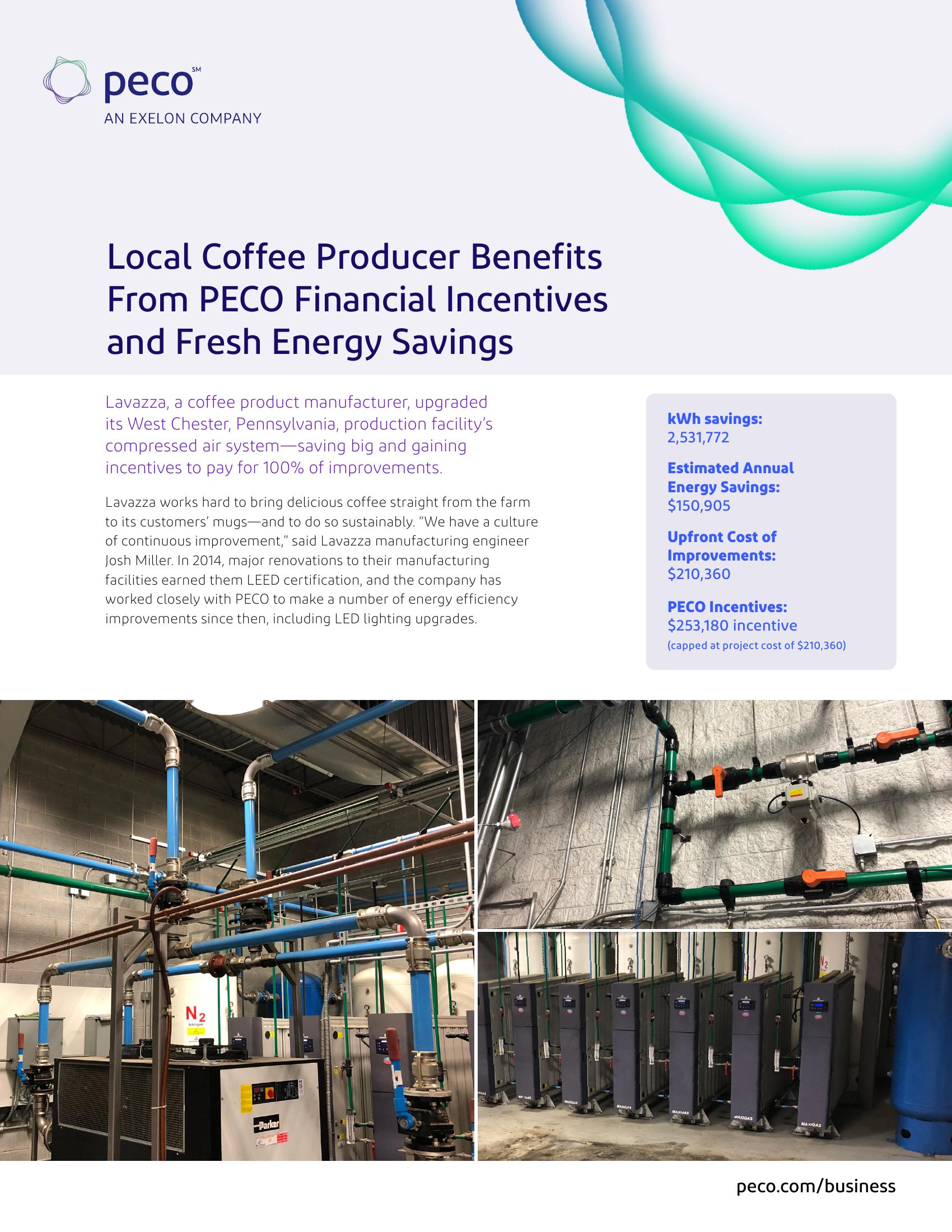 Lavazza – Compressed Air Project case study preview